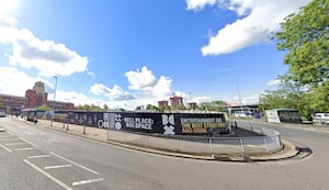 The corner of Salop Street/Peel Street in Wolverhampton city centre