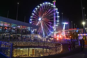 Opening night of the Birmingham Christmas Market.