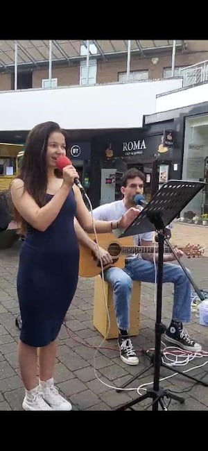 A sunny day playing at the Gracechurch Centre