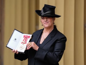 Dame Tracey Emin with her medal