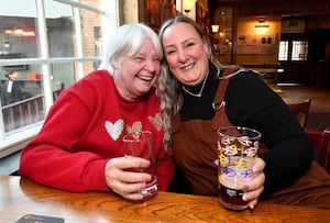 Jean O'Toole and Lisa Taffs are part of the family feel at the pub