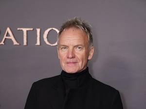 Sting at an awards ceremony