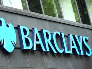 A Barclays sign outside a branch