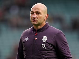 England head coach Steve Borthwick looks on