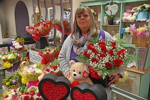 Clare Stevens Forget me not florist said she is working for the day