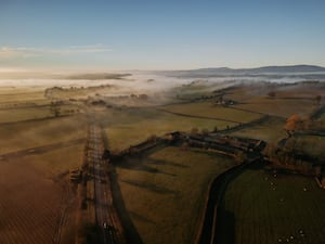 Fog over Stockton near Bridgnorth, Shropshire