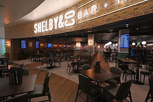 Shelby & Co is located in the airport's main departure lounge