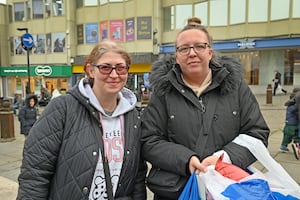 Left, Rachel Richards and Sarah Martin from Newcastle