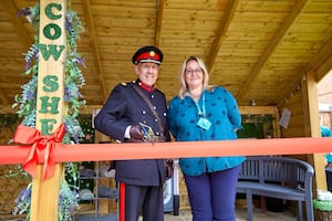 Opening of Parkside outdoor area the 'Cowshed'