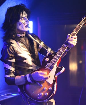 Ash Brookes (seen here as Paul Stanley) said the band had a love affair with the Black Country