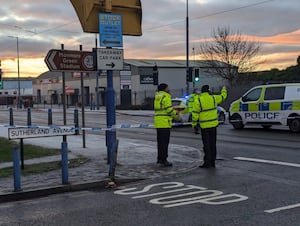 The incident in Bilston Road, Wolverhampton 