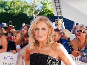 Michelle Collins arrives for the National Television Awards (Ian West/PA)