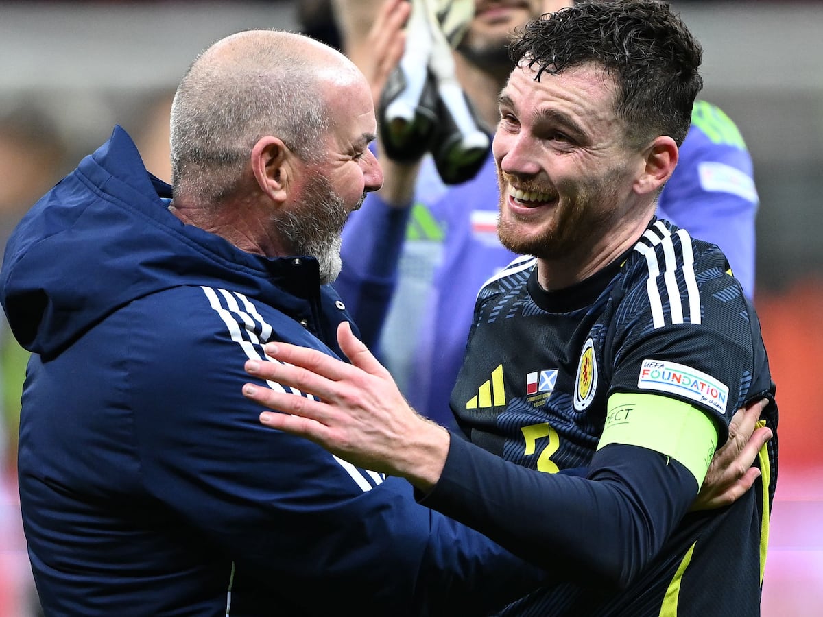 Andy Robertson marks 80th Scotland cap with stoppage-time winner in Poland