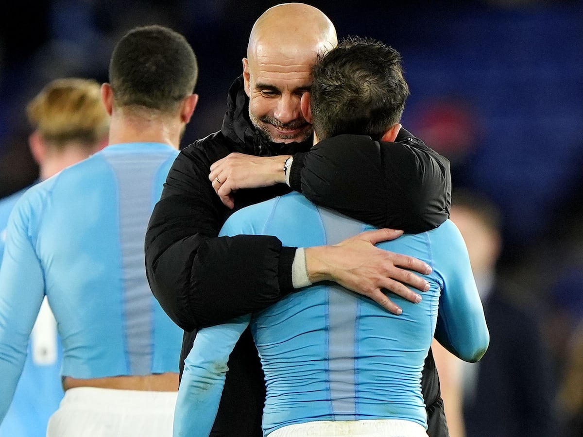 Pep Guardiola celebrates landmark with Manchester City win over Leicester