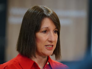 Rachel Reeves wearing a red shirt