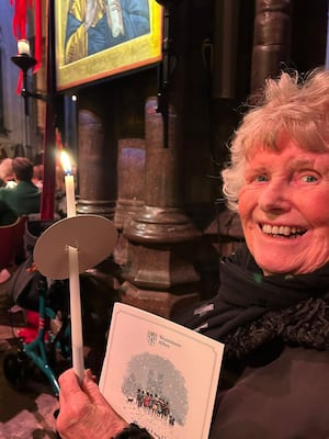 Joan in Westminster Abbey