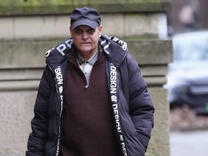 Mustaq Ahmed arrives at Minshull Street Crown Court, Manchester (PA)