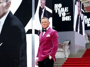 Daniel Craig attending the world premiere of No Time To Die