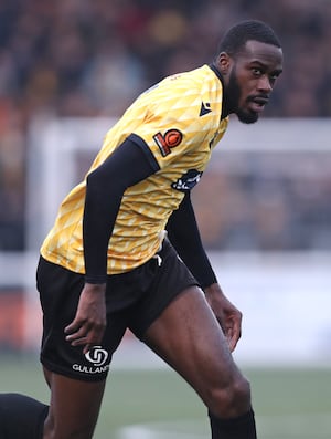 Walsall striker Levi Amantchi scored 20 goals in 26 games for Maidstone United. (Photo by Henry Browne/Getty Images)