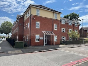 The block comprises of 18 self-contained flats