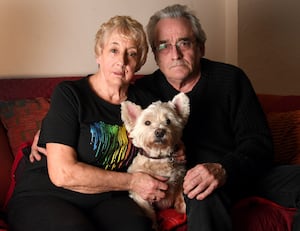 Marion Taylor and John Bickley from Wolverhampton, who were attacked by two dogs and their owner whilst walking their dog Milo at Sandwell Valley Park, West Bromwich.