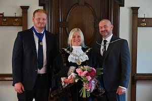 Louise Harrison and her family. 
Credit Walsall Council 