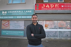 Dr Manjeet Bhandal who is expanding his dental practice into the former Chinese restaurant next door