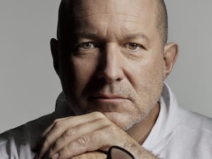 Sir Jony Ive resting his chin on his hand