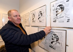 Pictured at the under threat Museum of Cannock Chase is Nancy's nephew Malcolm Foster.