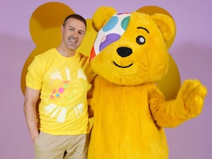 Paddy McGuinness at the BBC Children In Need appeal show at MediaCityUK in Salford