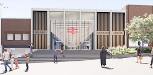 Visual of the revamped entrance to the Saddlers Centre in Park Street, Walsall. PIC: Walsall Council