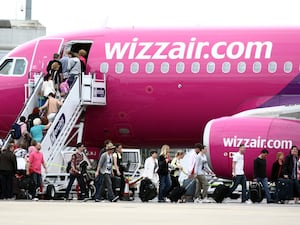 A Wizz Air plane