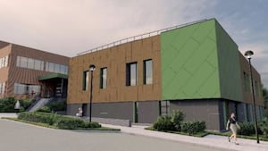 An artist's impression of the new UHNM Breast Care Unit at County Hospital in Stafford