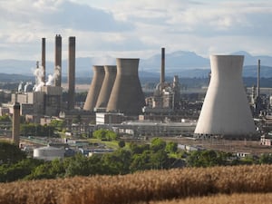 The Grangemouth petrochemical plant in Scotland