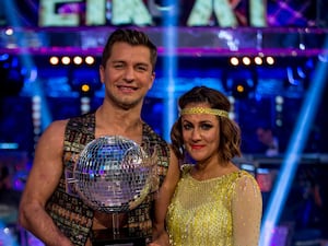 Pasha Kovalev and Caroline Flack won Strictly Come Dancing 2014 (Guy Levy/BBC/PA)