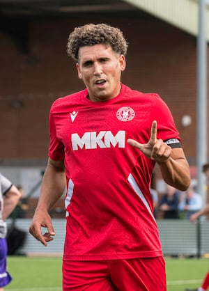 Stafford Town's Matthew Hearsey (Picture: Jim Wall)