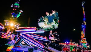 Fairground rides at Fireworks at the Farm