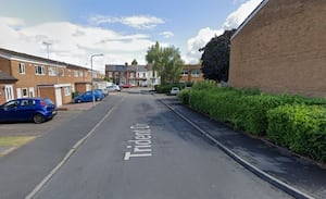 The handguns were found in Trident Drive, Oldbury. Photo: Google