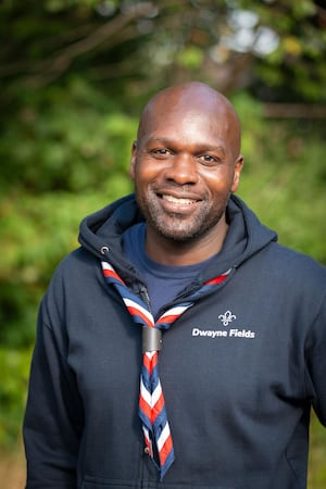 Chief Scout Dwayne Fields is a volunteer