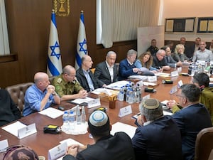 Prime Minister Benjamin Netanyahu convenes his security Cabinet to vote on a ceasefire deal