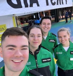 St John volunteers teach the public lifesaving skills.