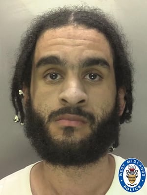 Christopher Clarke is wanted on suspicion of attempted murder after three people were injured when a weapon was discharged .