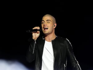 Max George singing