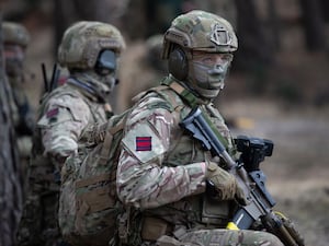 British commandos on exercise