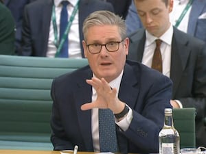 Sir Keir Starmer appearing before the Liaison Committee at the Houses of Parliament in London