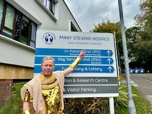 Ricky Groves at The Mary Stevens Hospice