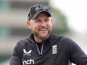 Brendon McCullum during England training