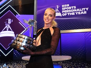 Keely Hodgkinson after receiving the award for BBC Sports Personality of the Year