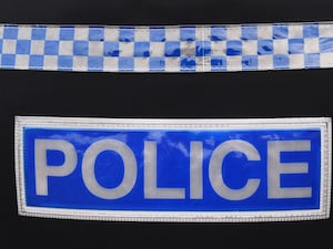 A stock image of a police badge