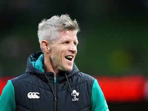 Simon Easterby smiles ahead of Ireland's game against England